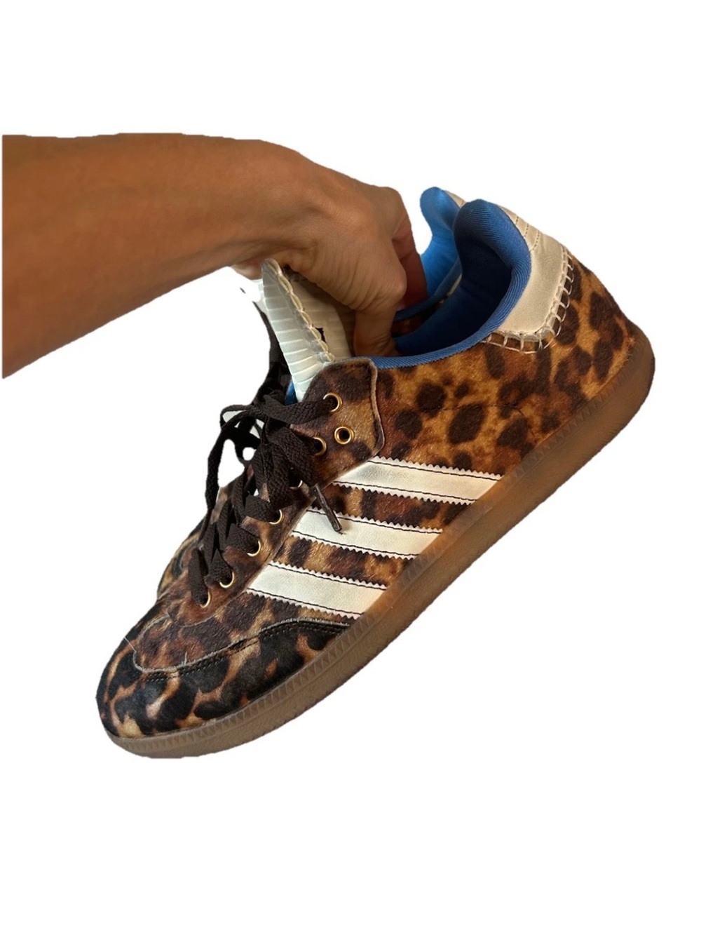 Adidas Samba x Wales Bonner Pony "Leopard" IE0578 Mens 9.5 Women’s 10.5